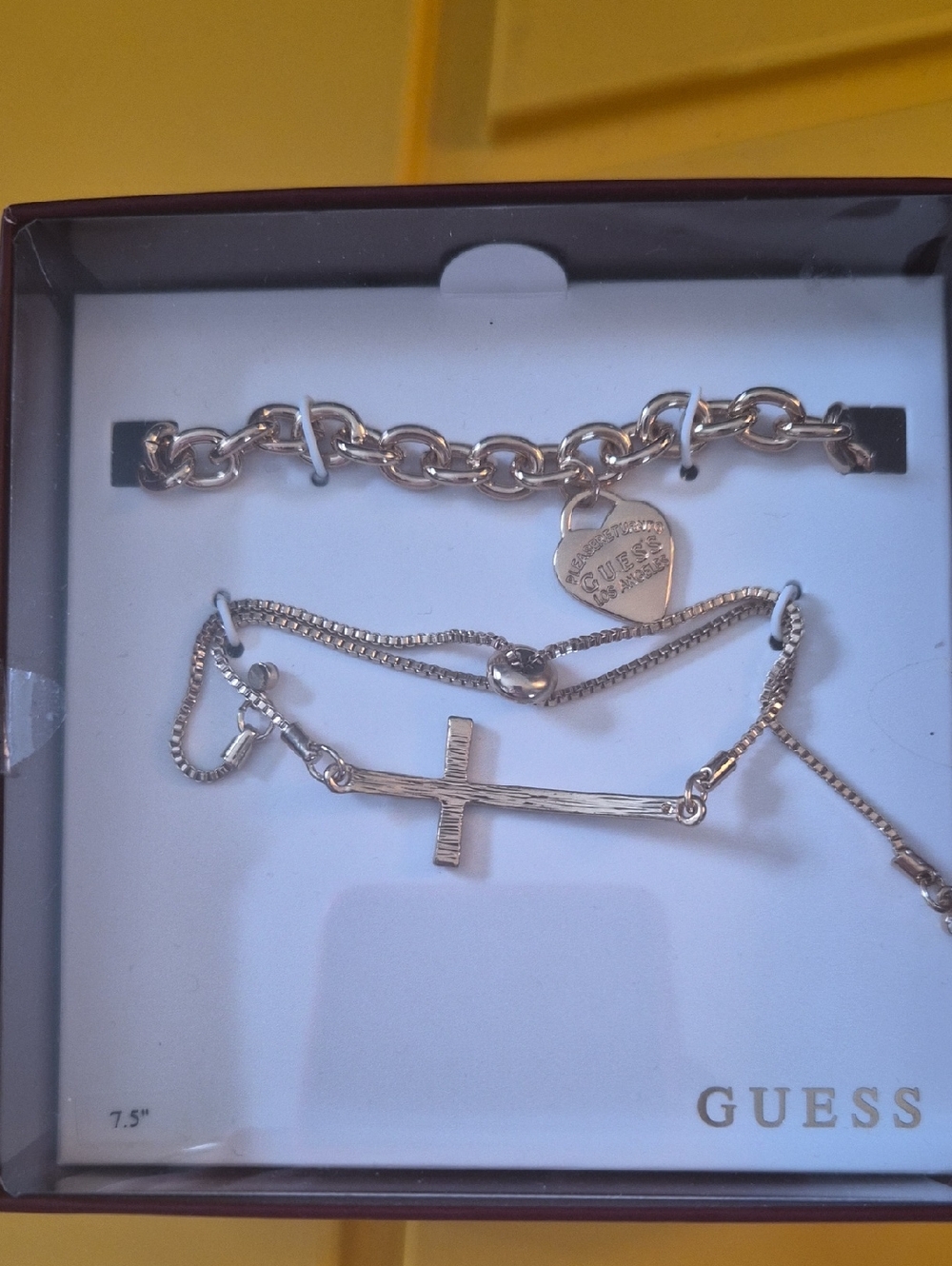 Guess gold bracelets